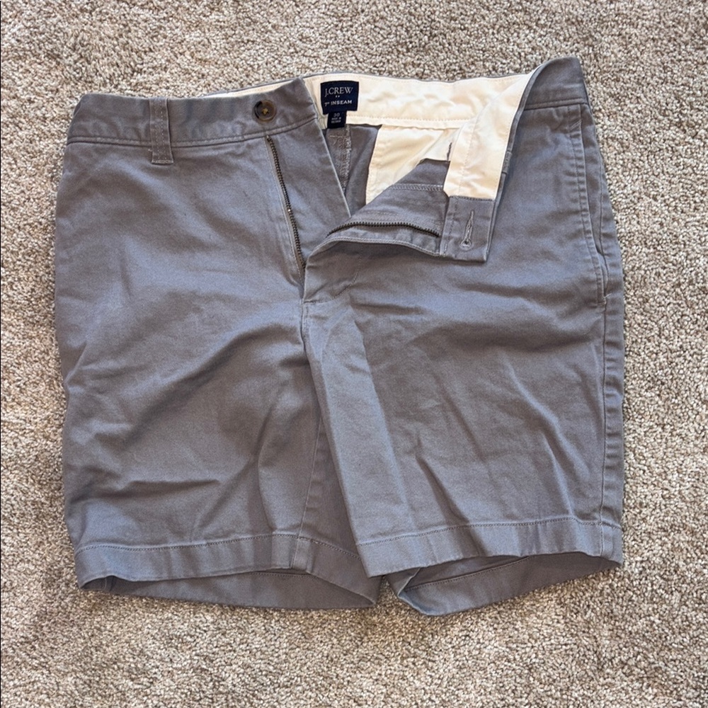 J. Crew Men's Gray Front Shorts